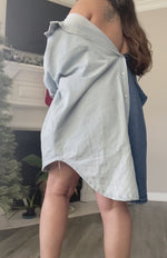 Denim Display Shirt Dress